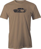 Boss 302 -Mustang drawing printed on T shirt.  Free Shipping