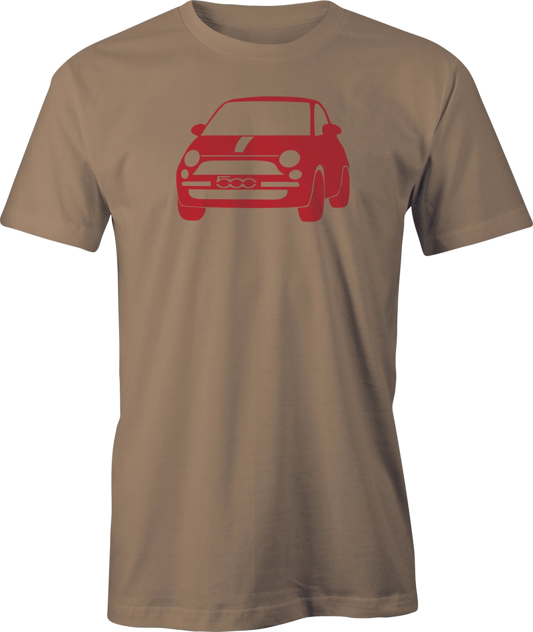 New Fiat 500 Drawing printed on T shirt