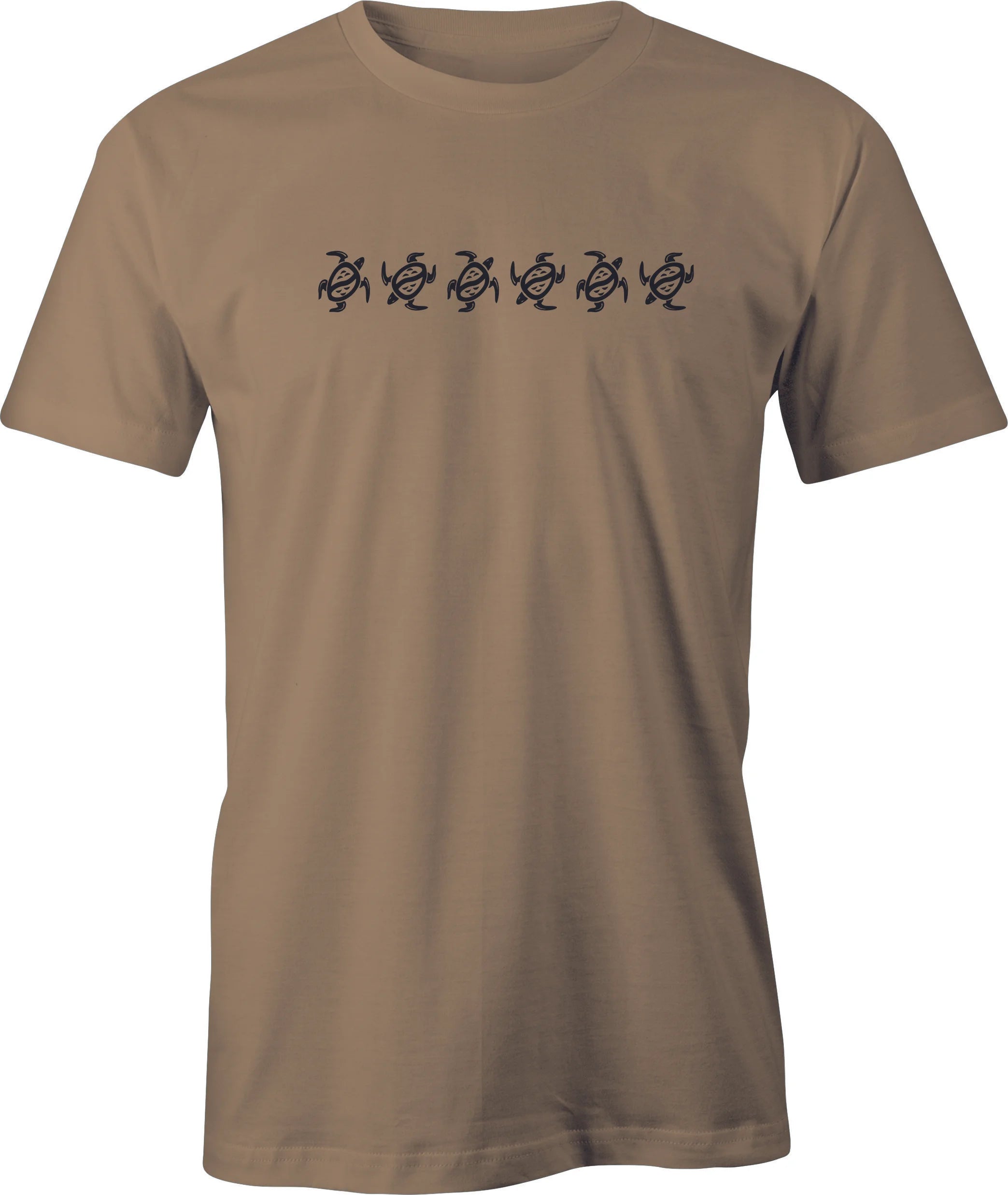 Tribal Turtle Pattern # 6 drawing printed on Men's T shirt