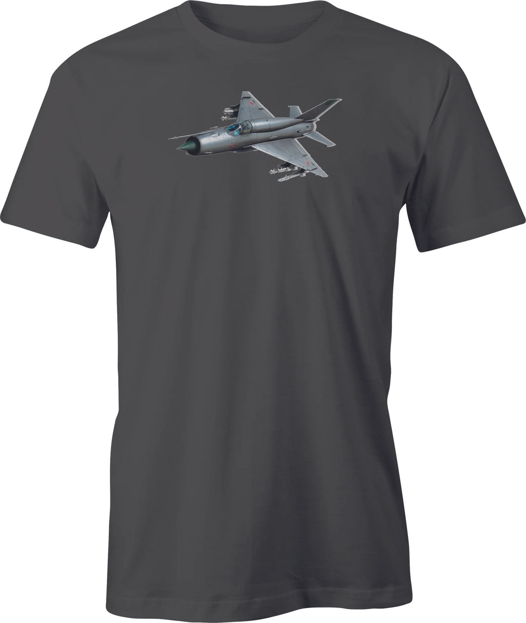 Mig 21 Image printed on Men's T shirt