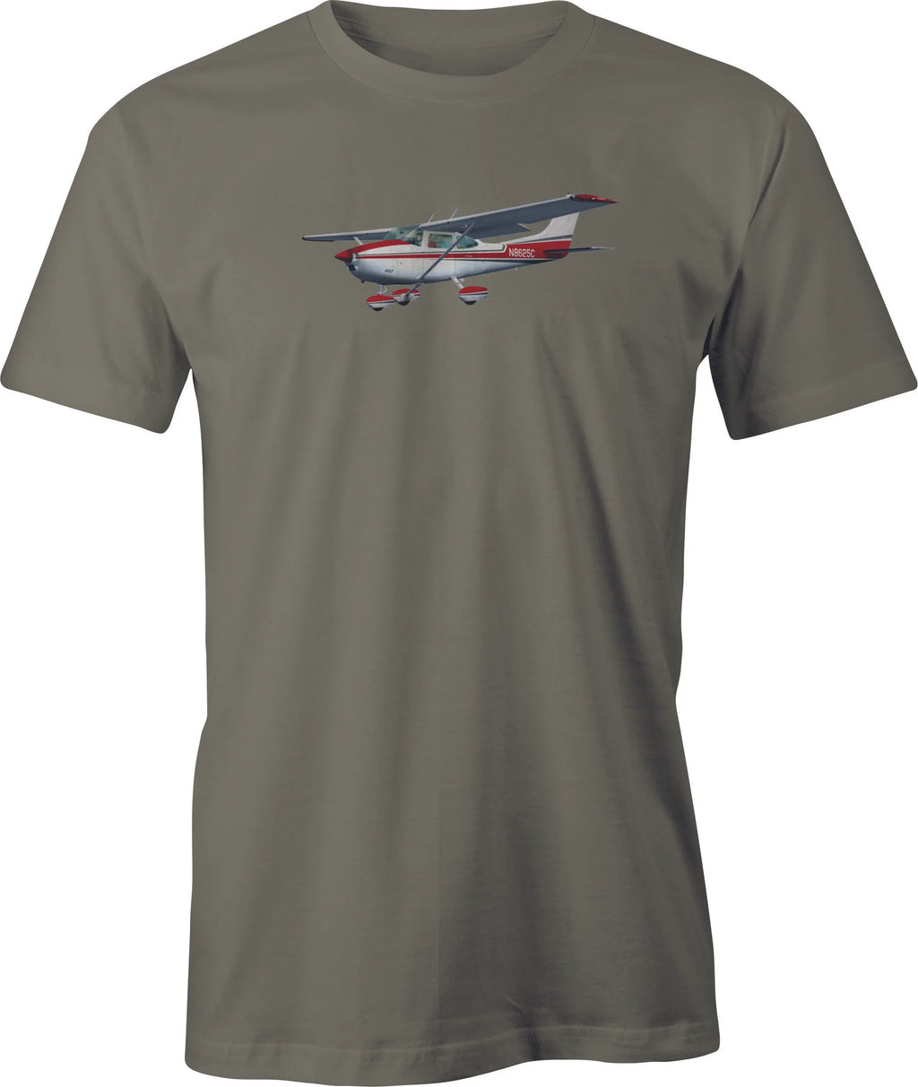 Cessna 172 Image printed on Men's T shirt