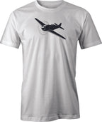 Racing Airplane Drawing printed on Men's T shirt