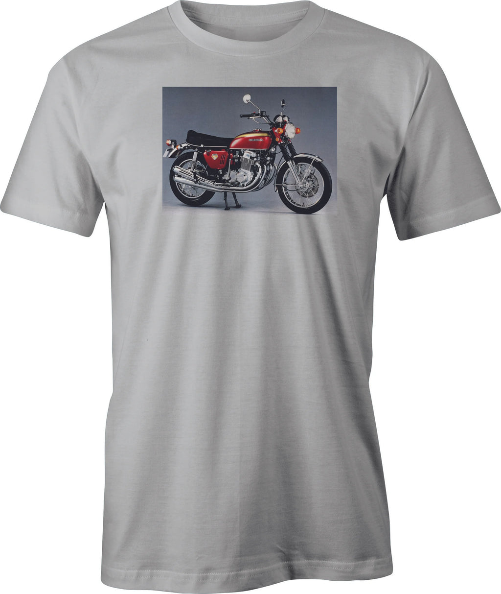 Honda CB 350 Color Image printed on men's T shirt