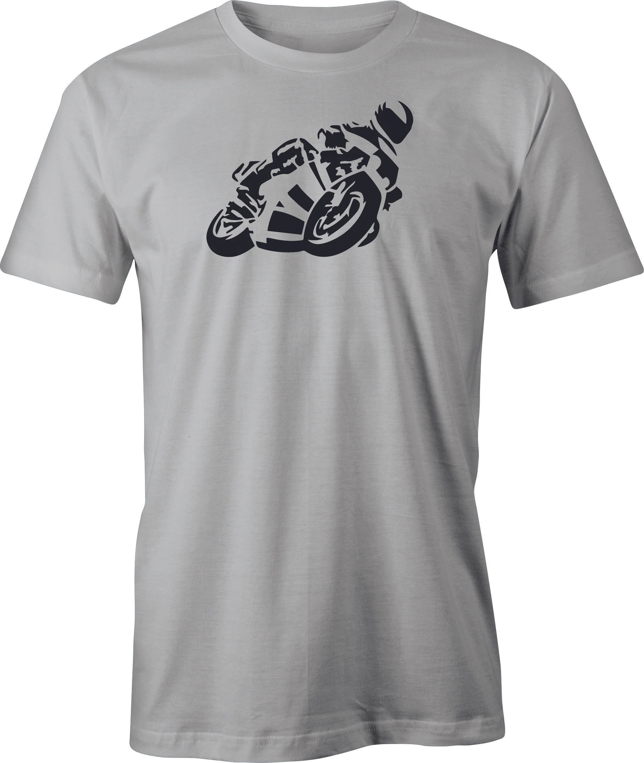 Sport Bike Drawing printed on Men's T shirt