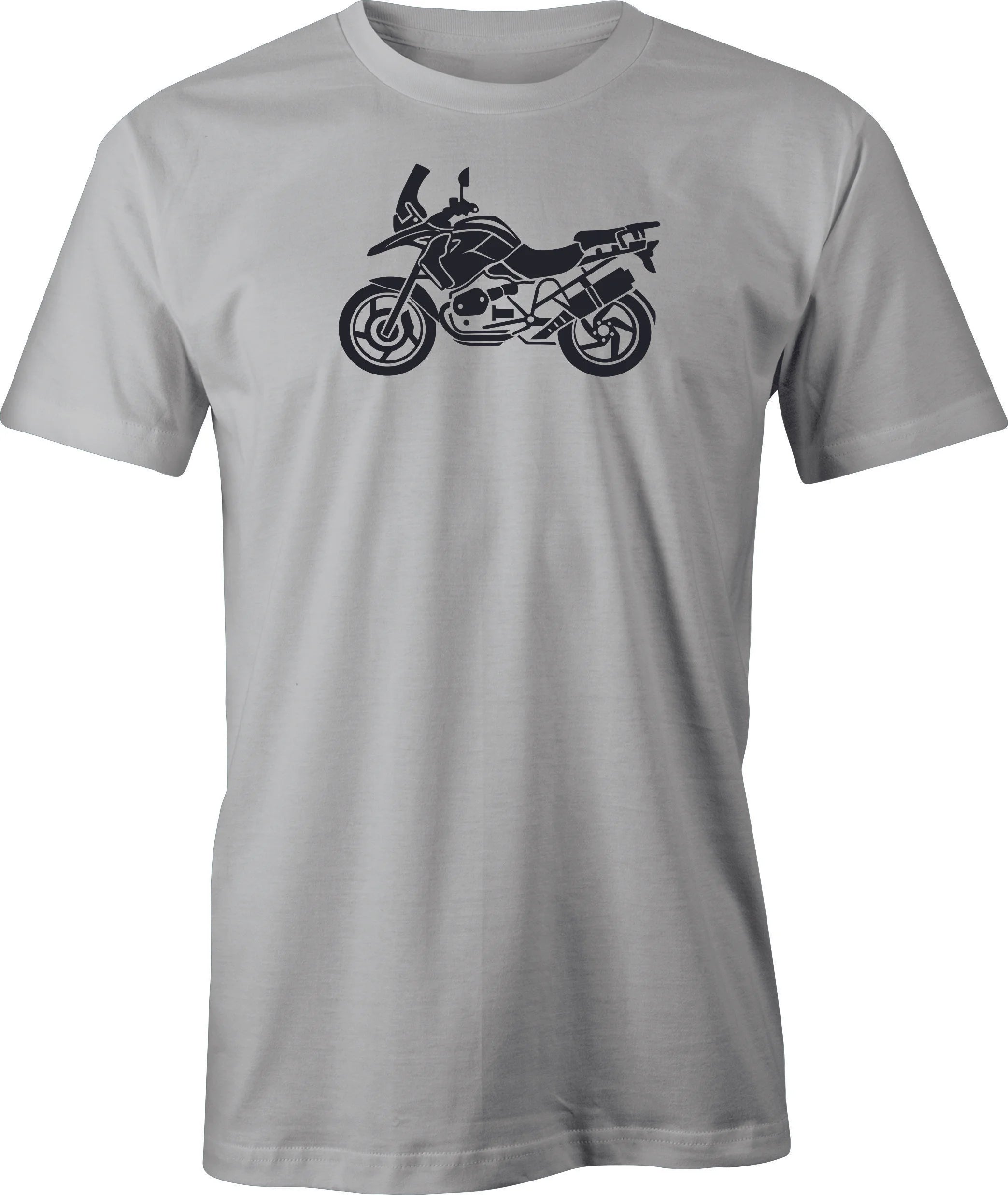 BMW GS  Adventure Motorcycle Drawing printed on Men's T shirt