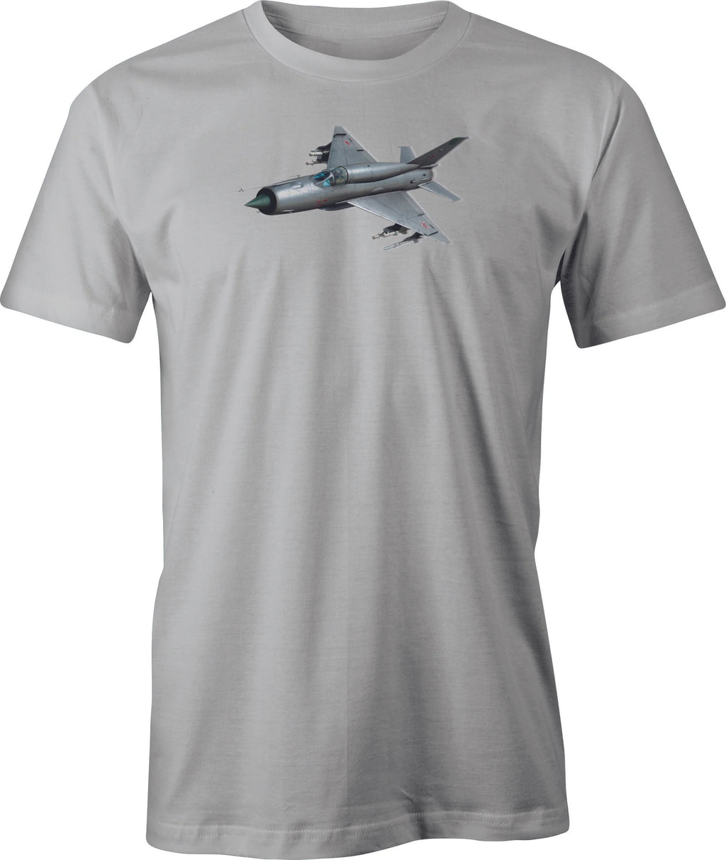 Mig 21 Image printed on Men's T shirt