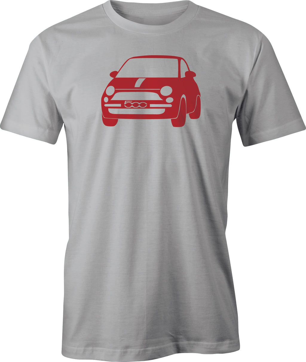 New Fiat 500 Drawing printed on T shirt