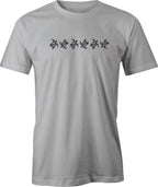 Tribal Turtle Pattern # 6 drawing printed on Men's T shirt