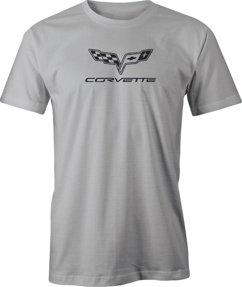 C6 Corvette Blacked out Logo printed Men's T shirt.