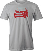 New Fiat 500 Drawing printed on T shirt