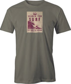 Vintage 1960 Surf Greg Noll Surf film poster printed on T shirt