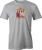Vintage 1960 Surf Greg Noll Surf film poster printed on T shirt