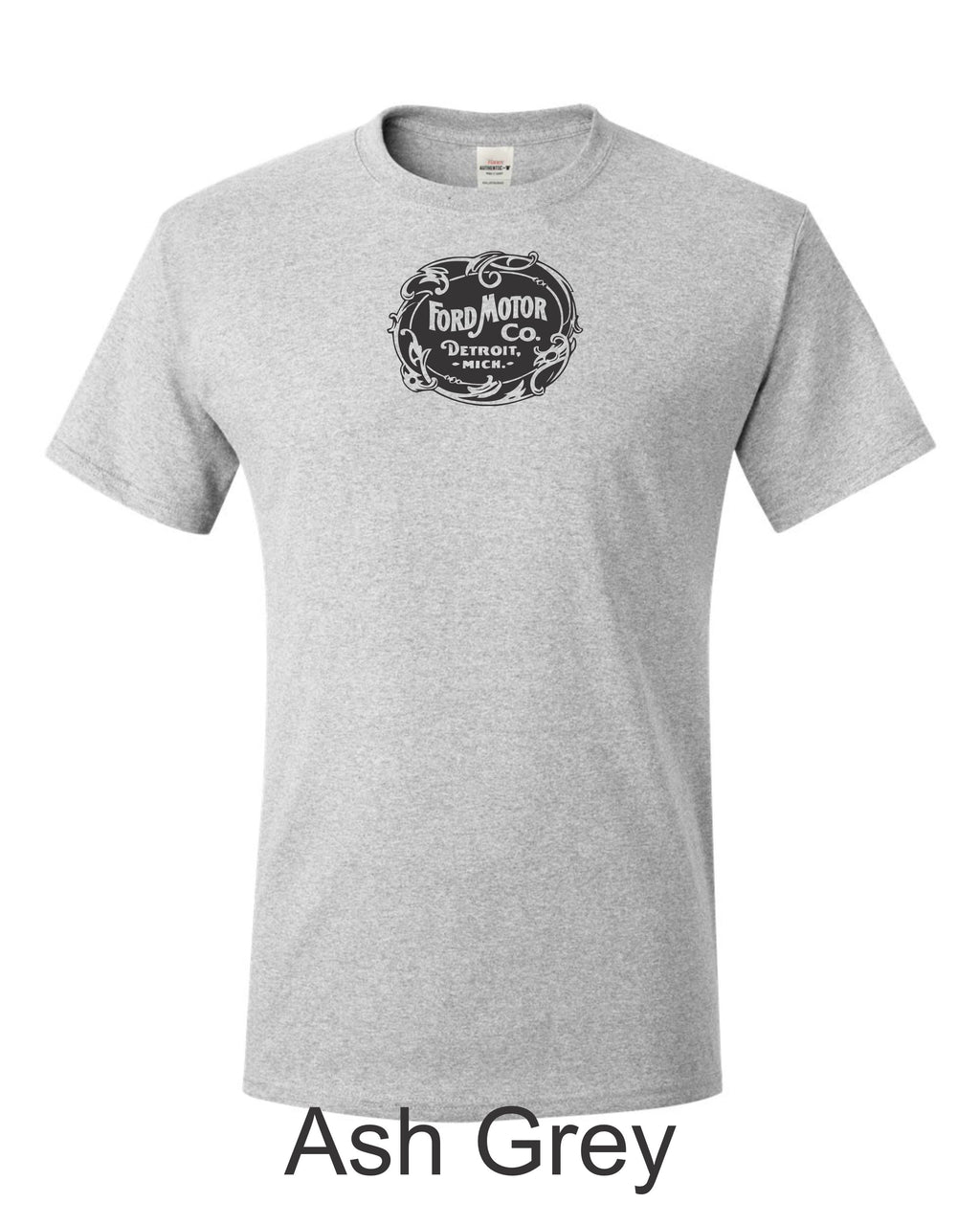 First generation Ford Emblem printed on mens shirt. Great for the Ford Guy