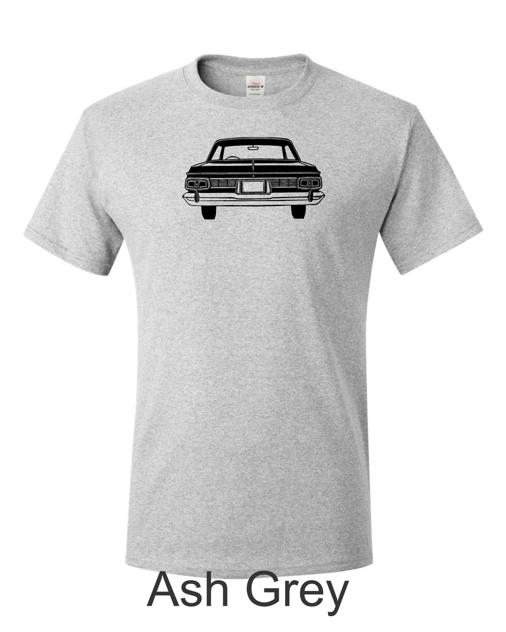 60"s Plymouth drawing printed on mens shirt. Gift of MOPAR guy. Free shipping.