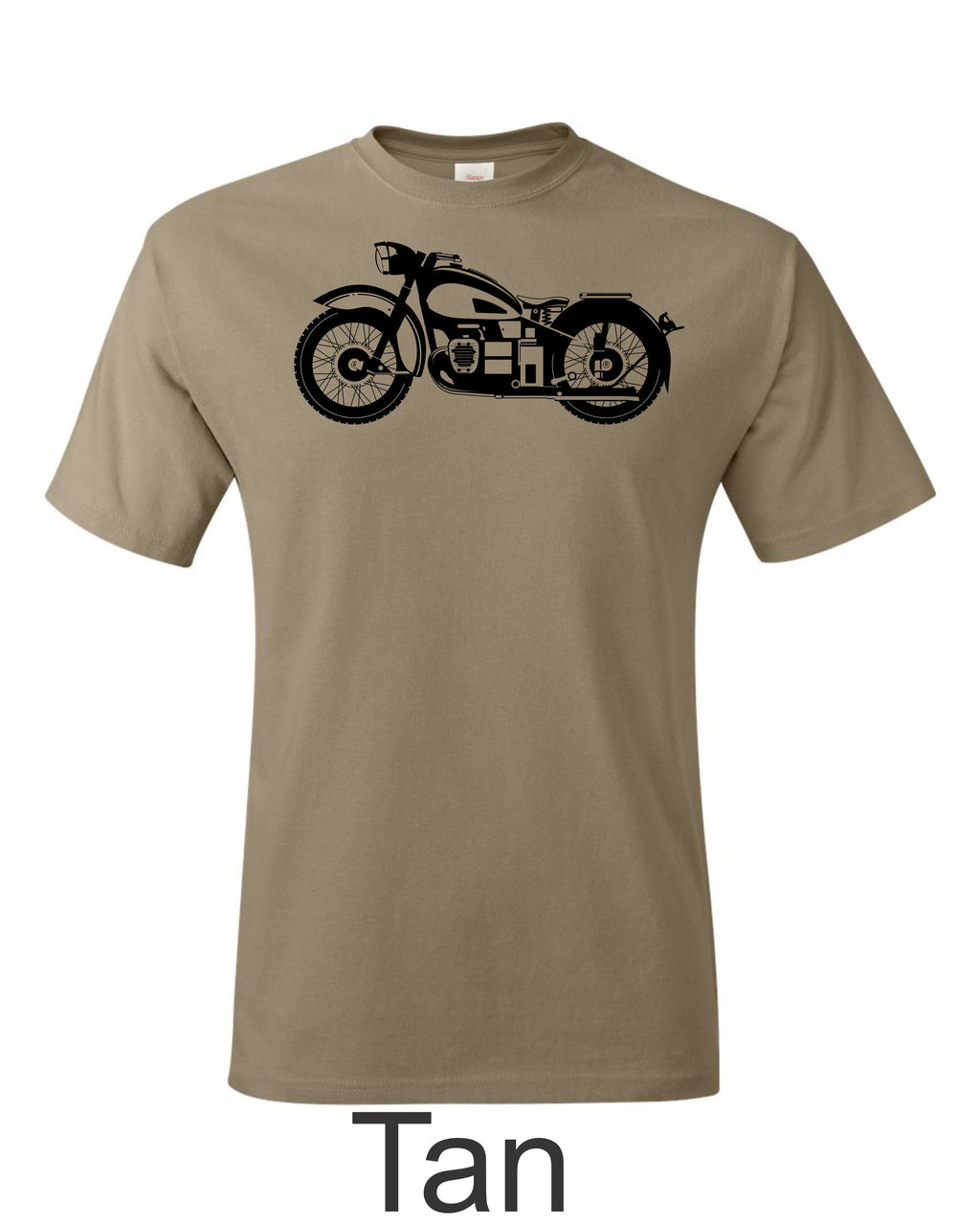 BMW Flathead Drawing printed on mens shirt.  Gift for Biker