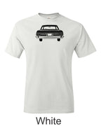 60"s Plymouth drawing printed on mens shirt. Gift of MOPAR guy. Free shipping.