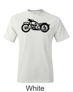 BMW Flathead Drawing printed on mens shirt.  Gift for Biker
