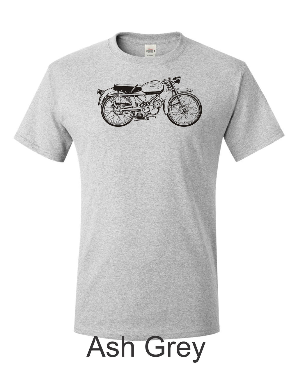 Moto Guzzi Cardellino Printed Men's T-shirt.  Great Gift for the classic motorcycle fan.  Free Shipping