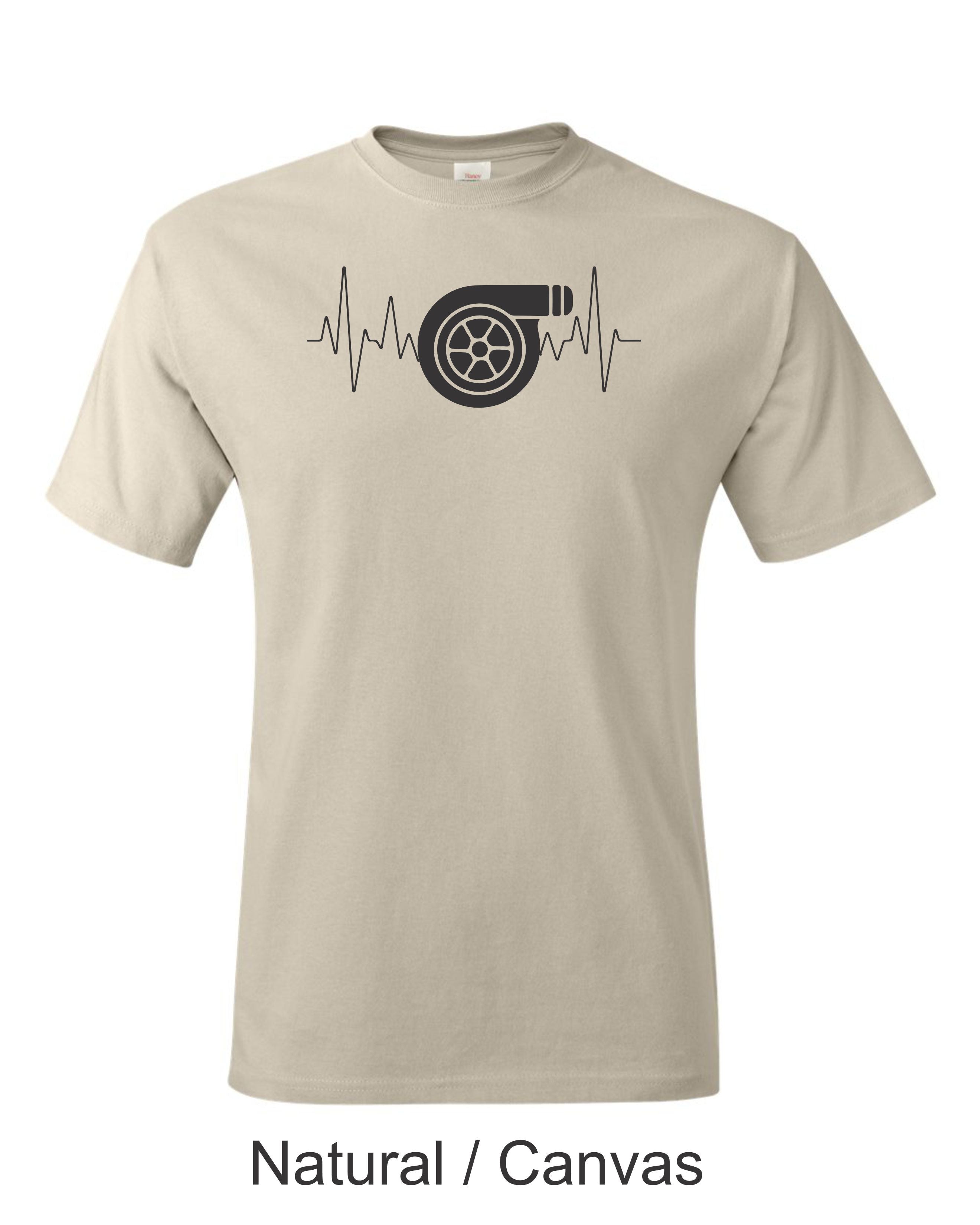 Turbo Heartbeat shirt. Great gift for the car guy.