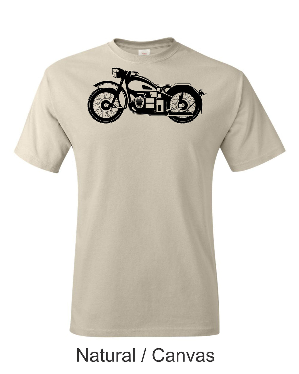 BMW Flathead Drawing printed on mens shirt.  Gift for Biker