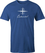 60's Lincoln Continental Logo print on men's T shirt. Vintage Continental Logo. Free Shipping