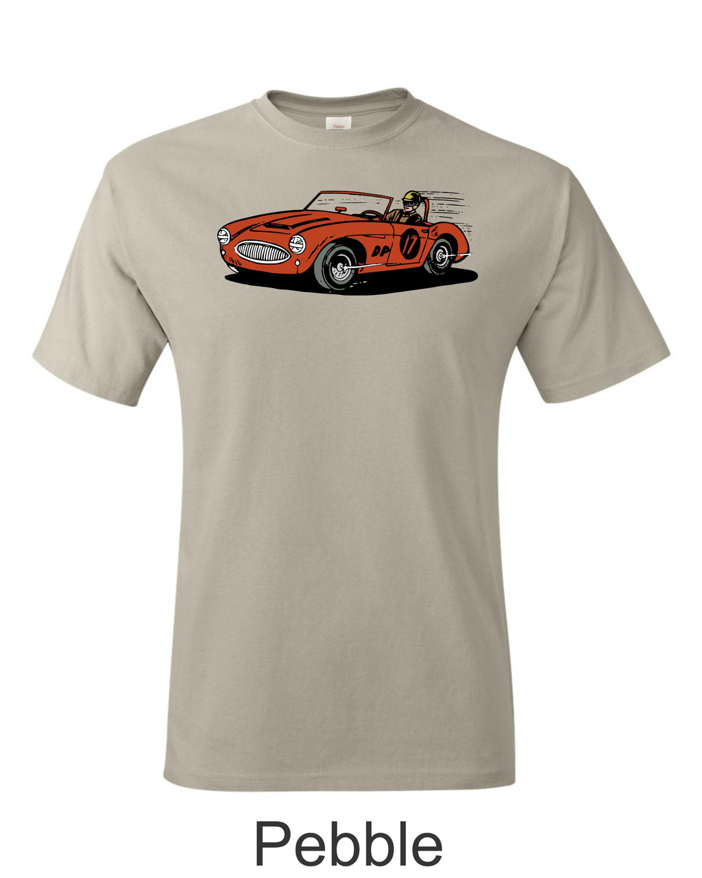 Austin Healey Racer T-Shirt, Vintage British Sports Car Fan Gift