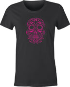 Skull of Hearts Tattoo Art printed on T shirt