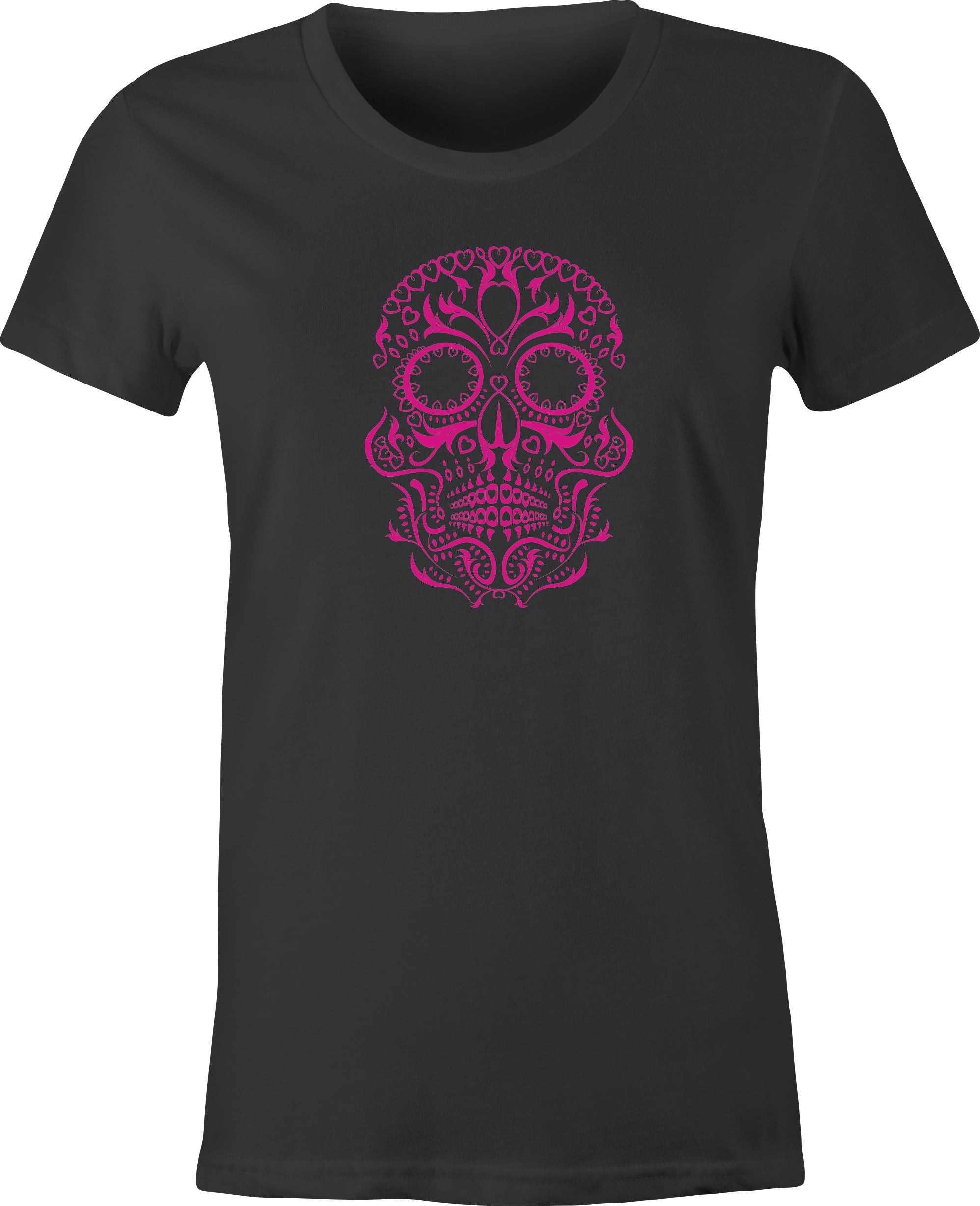Skull of Hearts Tattoo Art printed on T shirt