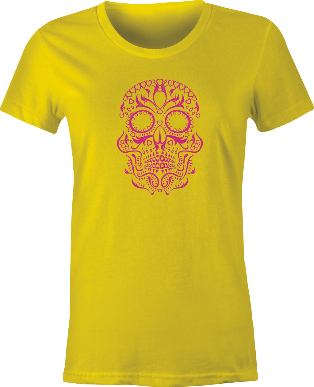 Skull of Hearts Tattoo Art printed on T shirt