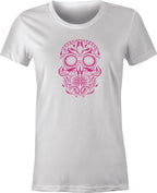 Skull of Hearts Tattoo Art printed on T shirt