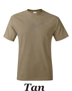Isometric drawing of Cessna 182 on Floats printed on men's shirt.  Free shipping.