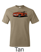 Austin Healey Racer T-Shirt, Vintage British Sports Car Fan Gift