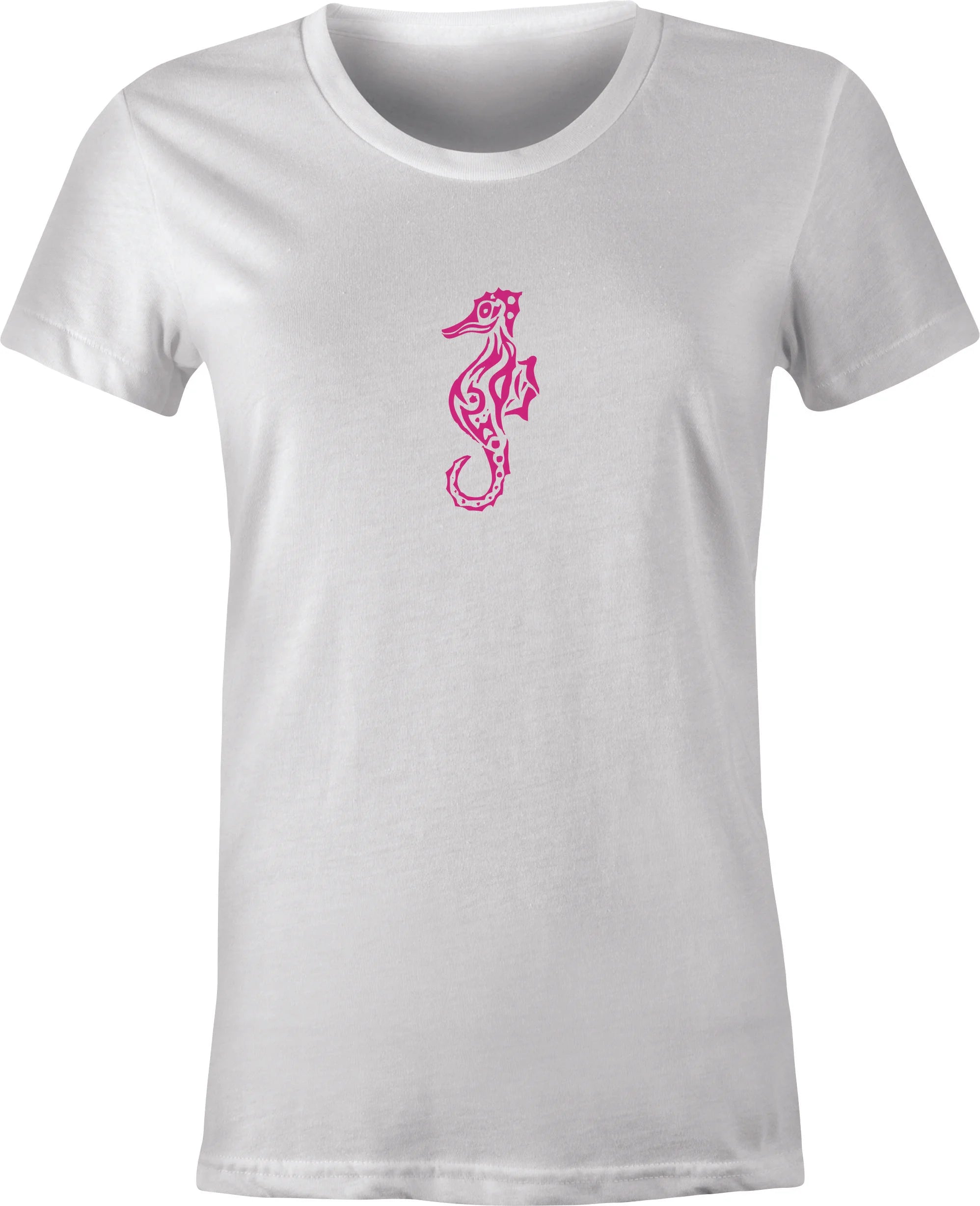 Sea Horse Tattoo Art printed on T shirt