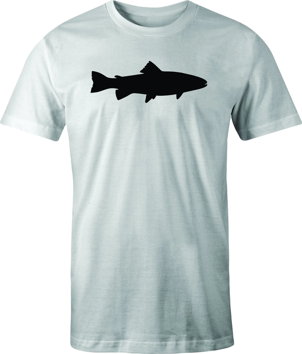 Trout drawing printed on Men's T shirt