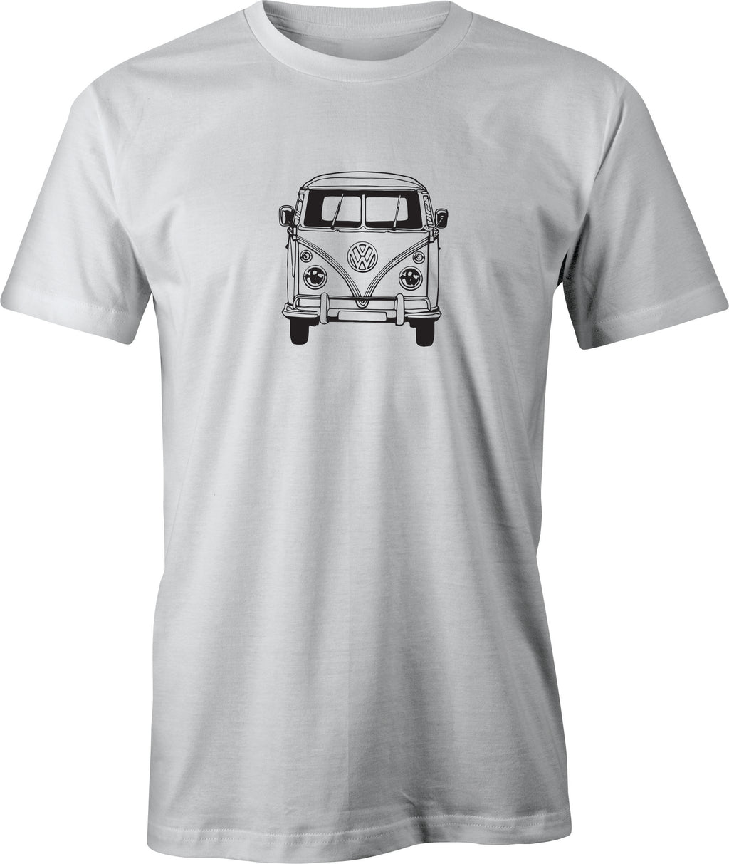 60's VW Van Drawing printed on Men's T shirt