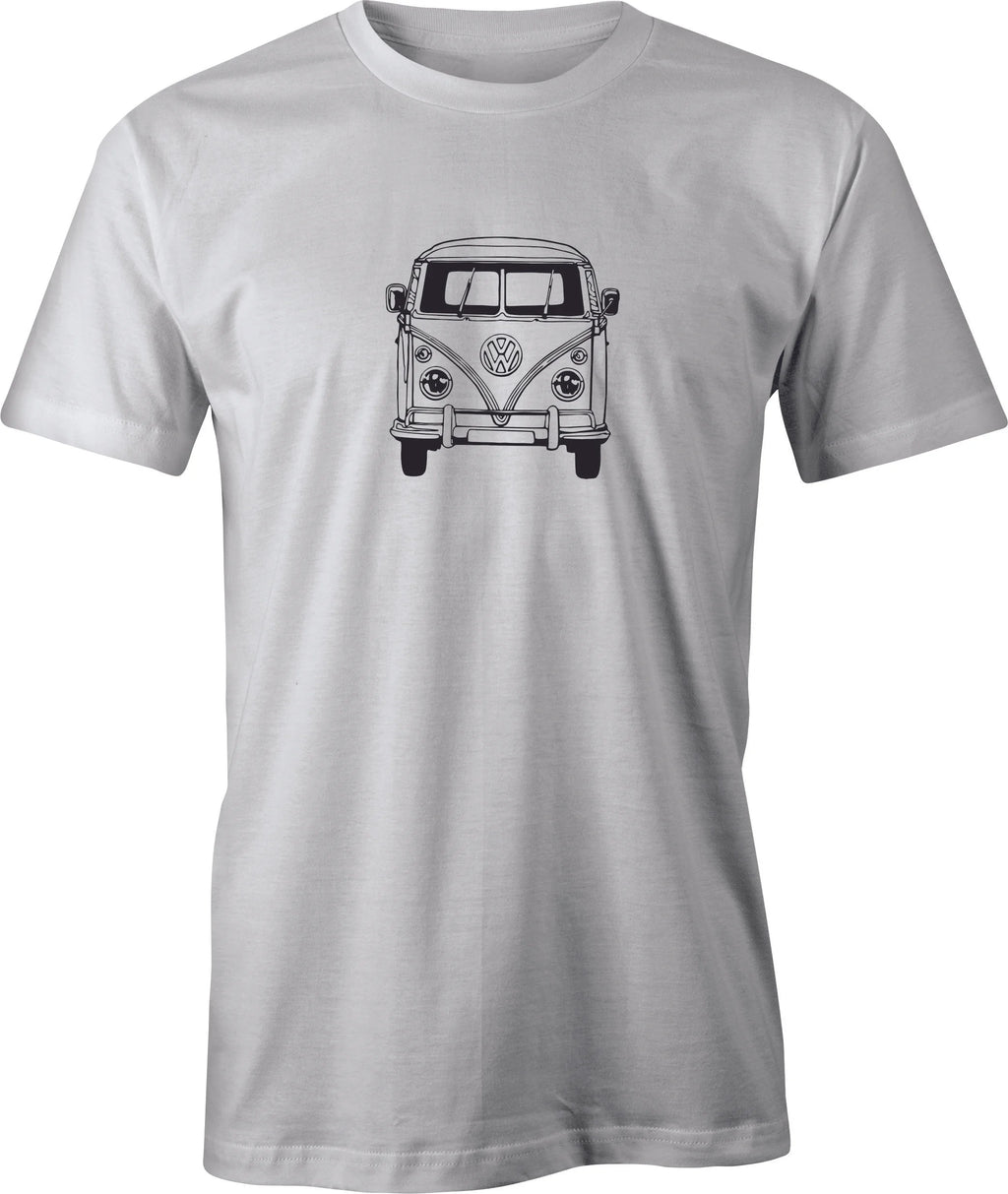 60's VW Van Drawing printed on Men's T shirt