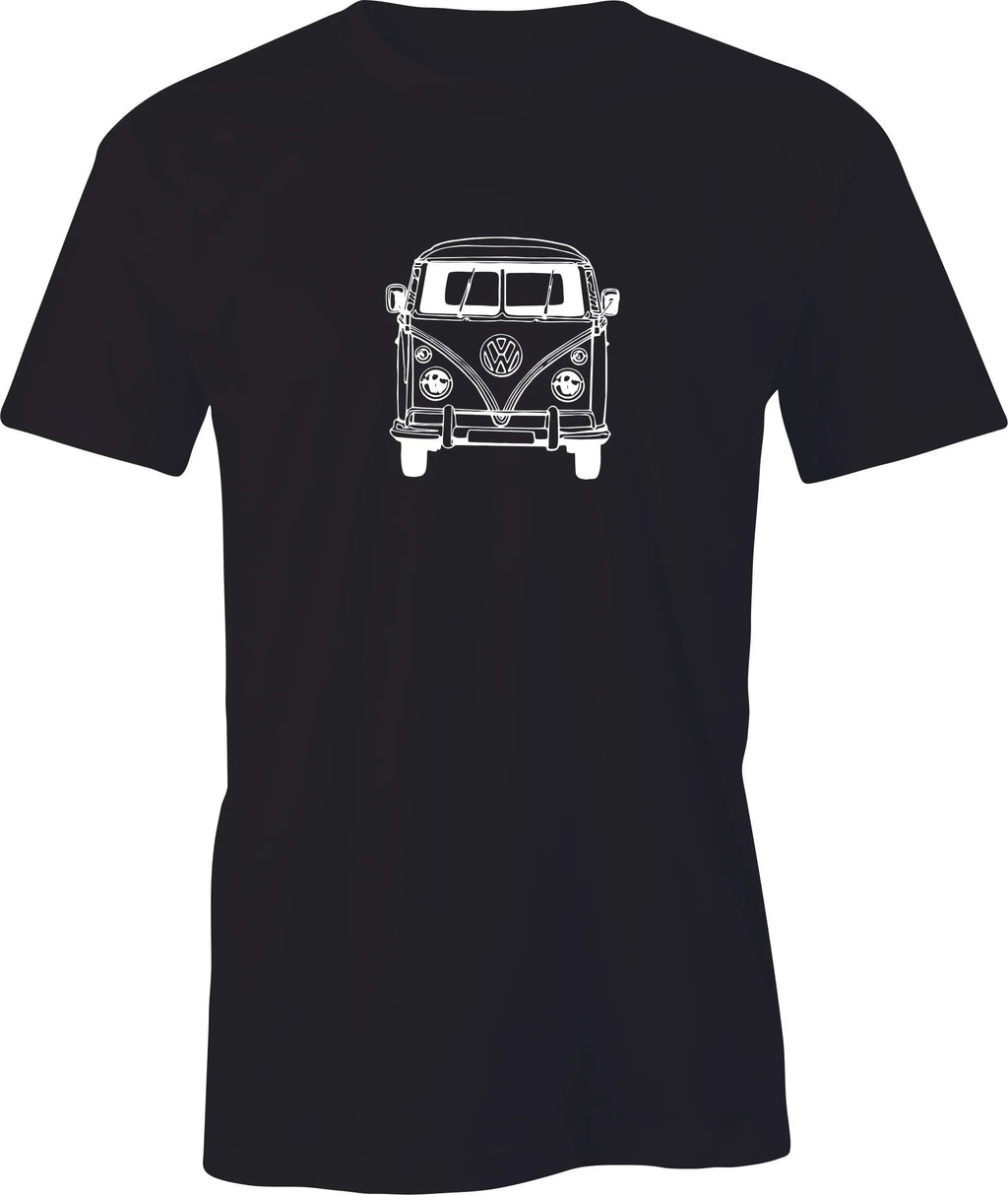 60's VW Van Drawing printed on Men's T shirt