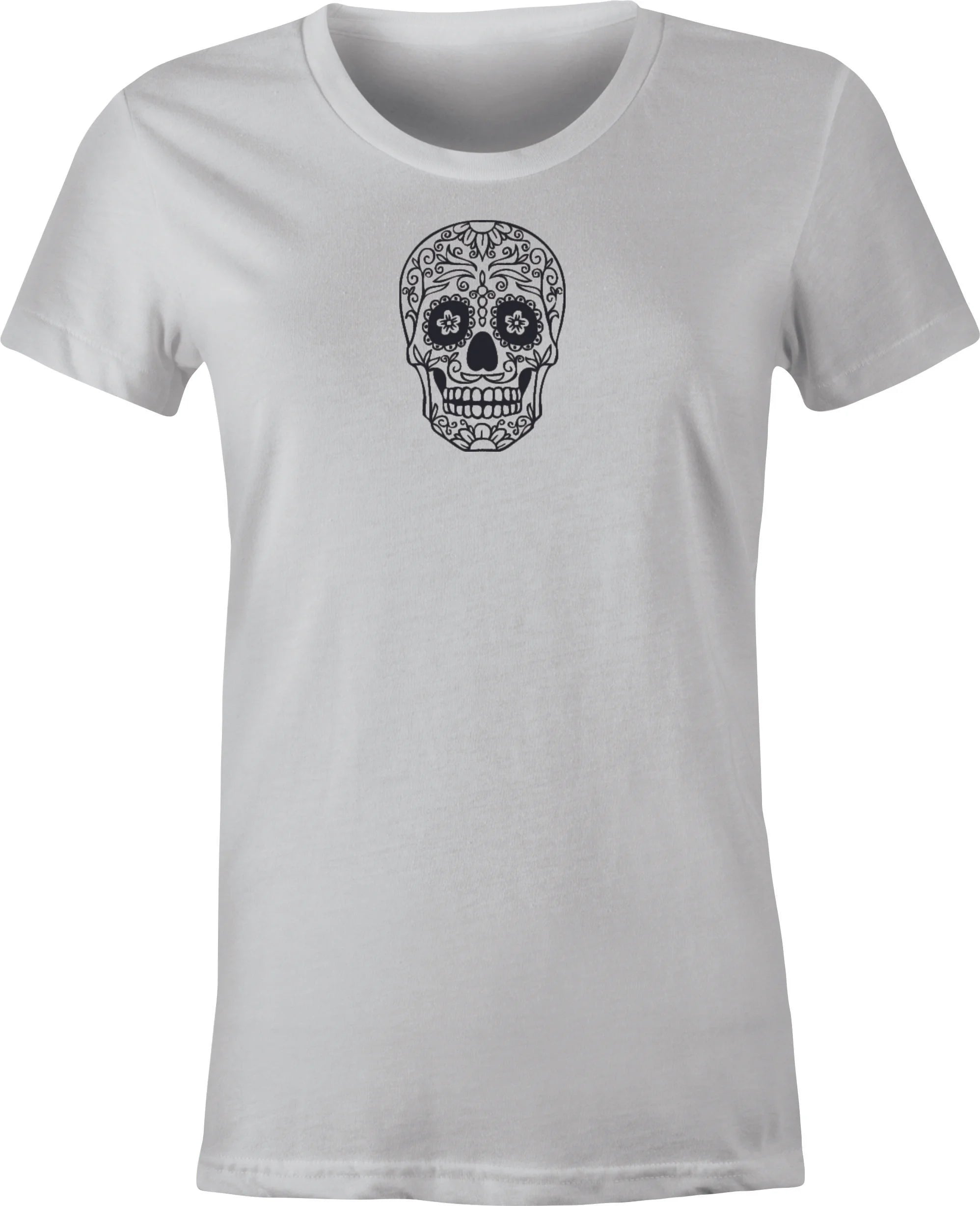 Skull #6 Mexican Folk Art printed on T shirt