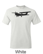 Cessna 172 Drawing printed on men's shirt.  Free Shipping.
