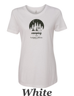 CAmping is my Happy place #1.  Great shirt for the camper and backpacker.