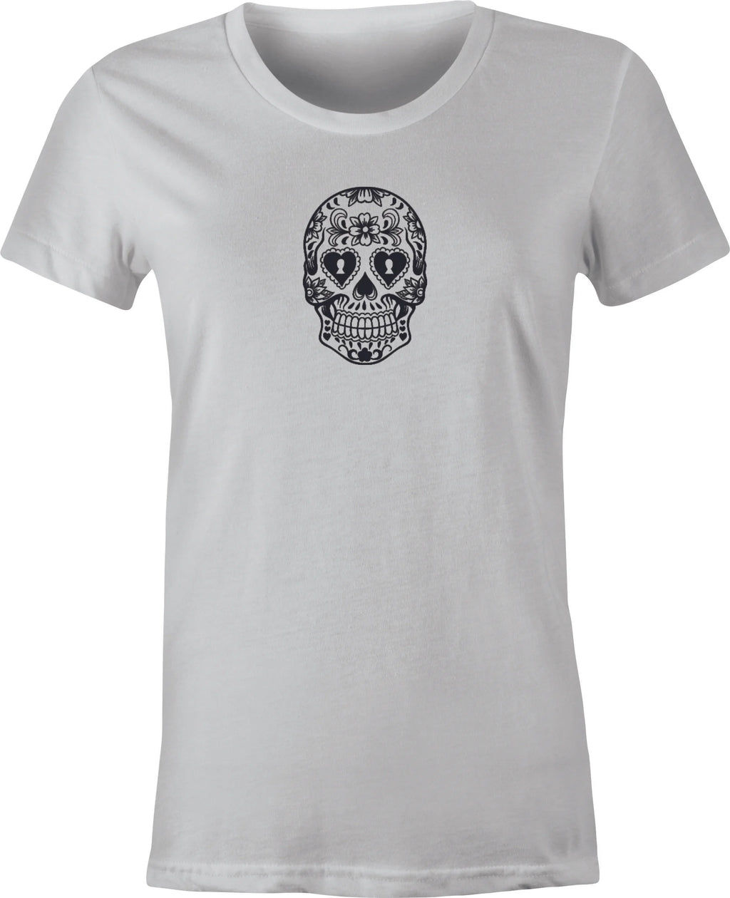 Sugar Skull #3 Mexican Folk Art printed on T shirt