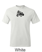 ATV Quad printed on mens shirt. Great for the ATV rider