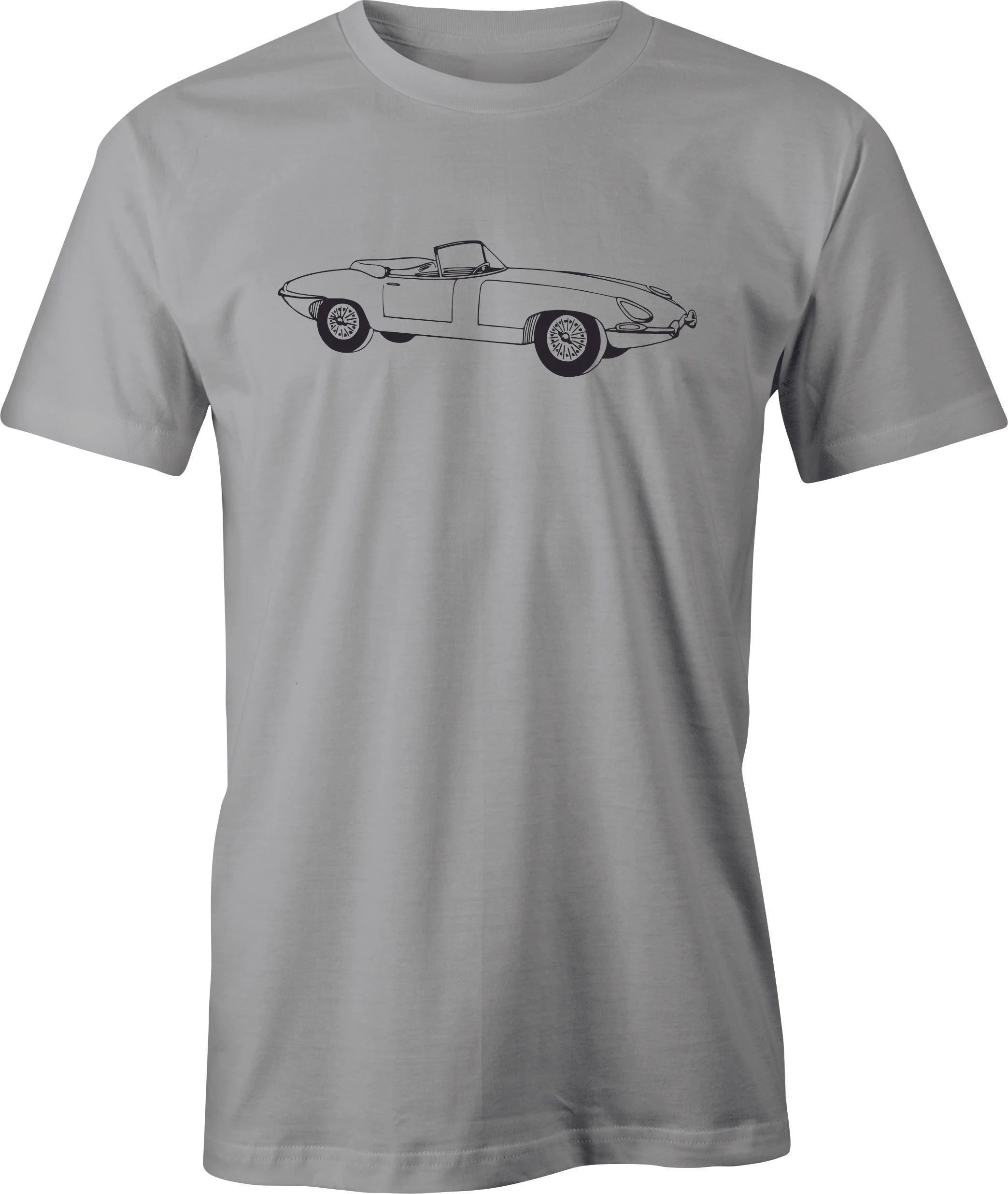 Jaguar XKE Drawing printed on T shirt