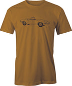 Jaguar XKE Drawing printed on T shirt