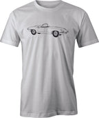 Jaguar XKE Drawing printed on T shirt
