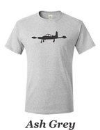 Cessna 310 Drawing printed on men's shirt. Free Shipping
