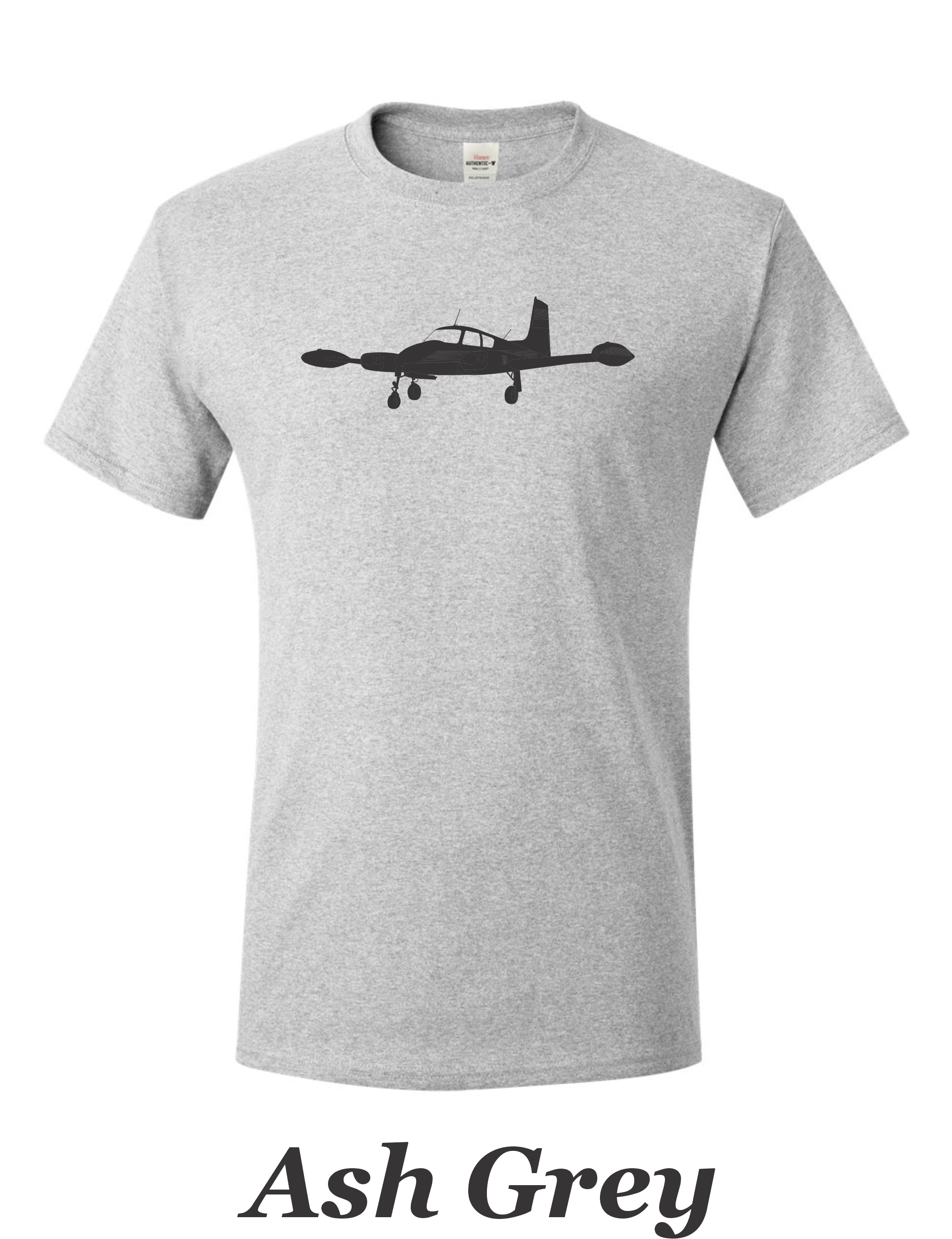 Cessna 310 Drawing printed on men's shirt. Free Shipping