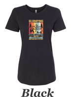 Glamping Shirt for Women. Fun Camping shirt. Great gift for Camper.