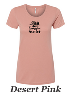 Campfire Cutie printed on Women's shirt.  Great gift for her.