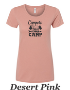Campers Gonna Camp women's shirt.  Great Camping shirt.